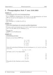 Elementargeometrie Serie 5 WS 20/21