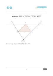 Beweis, dass sich die Höhen eines Dreiecks in genau einem Punkt schneiden.